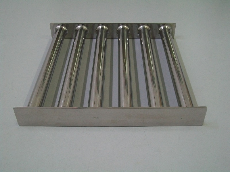 10,000 Gauss Square Rare Earth Grates - Fully Welded Construction